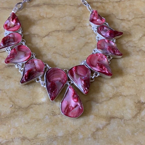 Vintage 925 Biwa pearl necklace - Picture 5 of 6